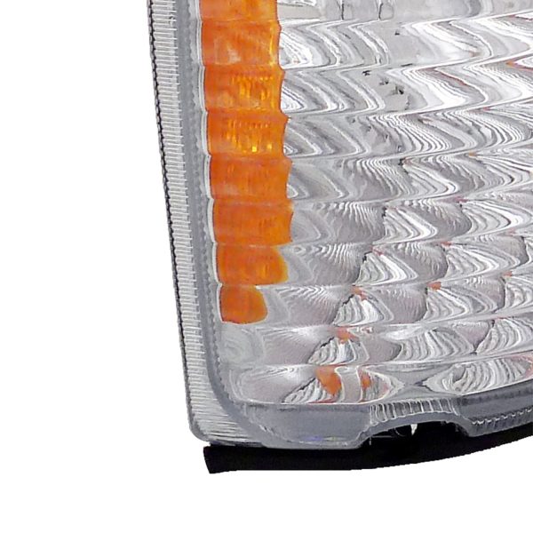 1992-2007 Ford E-Series Econoline Corner Lights Amber Reflectors Chrome Clear Hot on Sale - Image 5