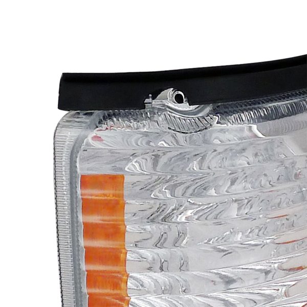 1992-2007 Ford E-Series Econoline Corner Lights Amber Reflectors Chrome Clear Hot on Sale - Image 4