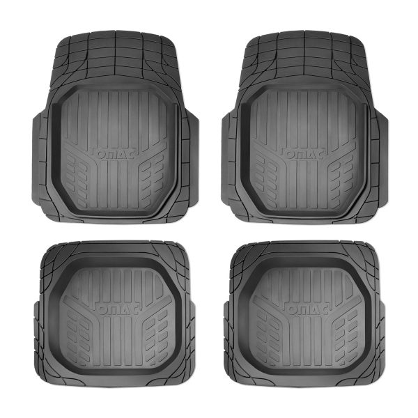2009-2019 Ford Flex Semi-Custom fit Floor Mats Liner All Weather 3D Black Waterproof 4Pcs Fashion