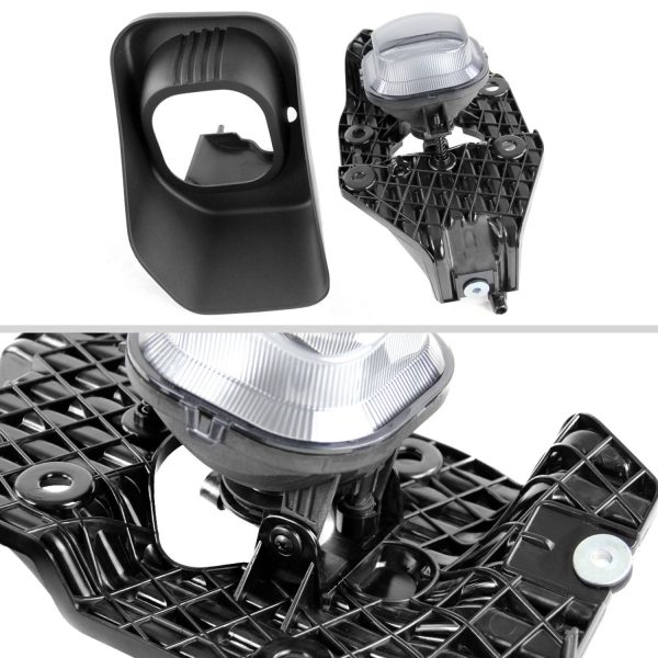 2011-2016 Ford F-250 F-350 F-450 F-550 12V 42W H10 Fog Lights Kit Chrome Clear Cheap - Image 5